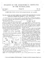 Two new, peculiar and similar variable stars, found by P. Th. Oosterhoff and H. van Gent respectively, estimated and discussed by -