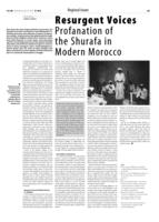 Resurgent Voices Profanation of the Shurafa in Modern Morocco
