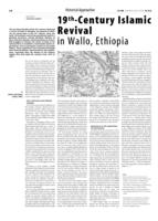 19th-Century Islamic Revival in Wallo, Ethiopia