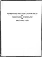 Neveneffecten van bestrijdingsmiddelen op terrestrische evertebraten en aquatische fauna