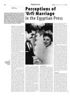 Perceptions of cUrfi Marriage in the Egyptian Press
