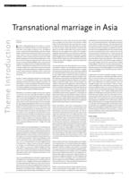 Transnational marriage in Asia