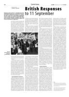 British Responses to 11 September