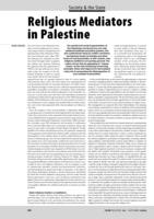 Religious Mediators in Palestine