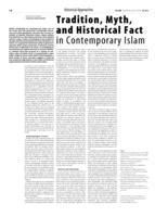 Tradition, Myth, and Historical Fact in Contemporary Islam