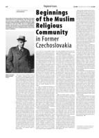 Beginnings of the Muslim Religious Community in Former Czechoslovakia