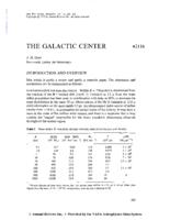 The galactic center