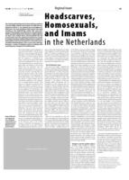 Headscarves, Homosexuals, and Imams in the Netherlands