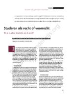 Studeren als recht of voorrecht: wie is er gebaat bij selectie aan de poort?