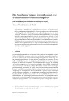 Zijn Nederlandse burgers écht enthousiast over de nieuwe antiterrorismemaatregelen? Een vergelijking van attitudes en willingness to pay.