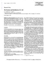 The structure and identification of 3C 105