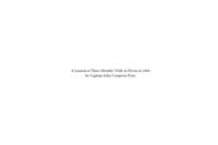 A Journal of Three Months’ Walk in Persia in 1884 by Captain John Compton Pyne