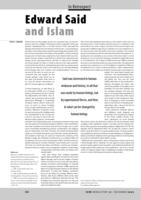Edward Said and Islam