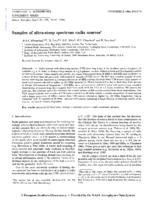 Samples of ultra-steep spectrum radio sources.