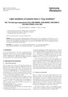 Light variations of massive stars (α Cyg variables).  XIX. The late-type supergiants R 59, HDE 268822, HDE 269355, HDE 269612 and HDE 270025 in the LMC