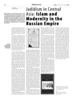 Jadidism in Central Asia: Islam and Modernity in the Russian Empire