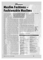 Muslim Fashions – Fashionable Muslims