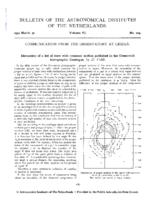 Discussion of a list of stars with common motion published in the Greenwich Astrographic Catalogue