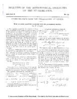 Note on some quantities connected with the precessional motion
