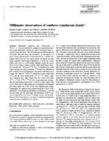 Millimetre observations of southern translucent clouds