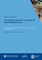 The right to work in a context of urban displacement