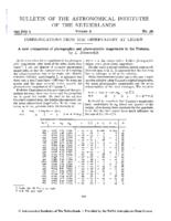 A new comparison of photographic and photo-electric magnitudes in the Pleiades