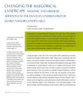 Changing the allegorical landscape: Masonic and Hermetic additions to the Dantean underworld of Gloria Naylor’s Linden Hills