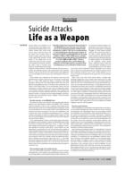 Suicide Attacks Life as a Weapon