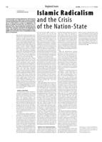 Islamic Radicalism and the Crisis of the Nation-State
