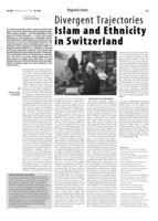 Divergent Trajectories Islam and Ethnicity in Switzerland