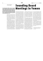 Sounding Board Meetings in Yemen