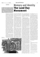 Memory and Identity The Land Day Monument