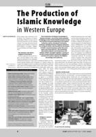 The Production of Islamic Knowledge in Western Europe