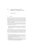 Change of circumstances in Latin American law. A comparative overview