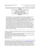 Attachment representations in mothers, fathers, adolescents, and clinical groups: A meta-analytic search for normative data.