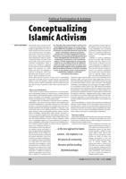 Conceptualizing Islamic Activism