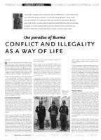 The paradox of Burma. Conflict and illegality as a way of life