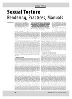Sexual Torture Rendering, Practices, Manuals
