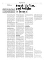Youth, Sufism, and Politics in Senegal