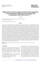 Radial velocity survey for planets and brown dwarf companions to very young brown dwarfs and very low-mass stars in Chamaeleon I with UVES at the VLT