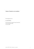 Voltaire, Chamfort en de anekdote
