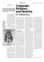 Language, Religion, and Identity in Indonesia