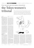 Civil society and the search for justice: the Tokyo women's tribunal
