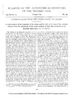 A determination of the longitude of the vertex and the ratio of the axes of the velocity ellipsoid from the dispersions of the proper motions of faint stars measured at the Radcliffe Observatory