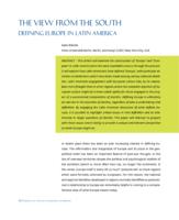 The View from the South : Defining Europe in Latin America