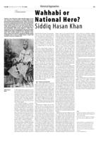 Wahhabi or National Hero? Siddiq Hasan Khan