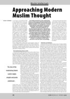 Approaching Modern Muslim Thought