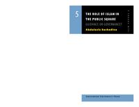 The Role of Islam in the Public Square. Guidance or Governance?