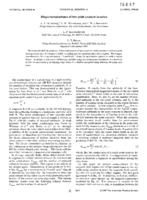 Magnetoconductance of two point contacts in series