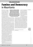 Famine and Democracy in Mauritania